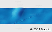 Shaded Relief Panoramic Map of the area around 31° 49' 7" S, 169° 4' 29" W