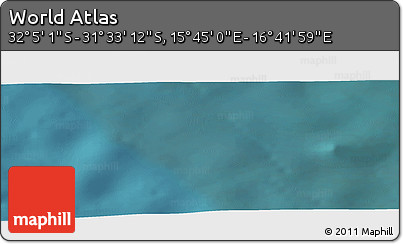 Satellite Panoramic Map of the Area around 31° 49' 7" S, 16° 13' 30" E