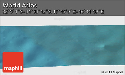 Satellite Panoramic Map of the Area around 31° 49' 7" S, 16° 13' 30" E
