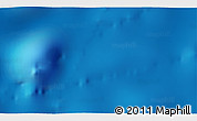Shaded Relief 3D Map of the area around 31° 49' 7" S, 174° 10' 30" W