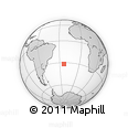 Outline Map of the Area around 31° 49' 7" S, 23° 43' 30" W, rectangular outline