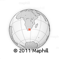 Outline Map of the Area around 31° 49' 7" S, 25° 34' 30" E, rectangular outline