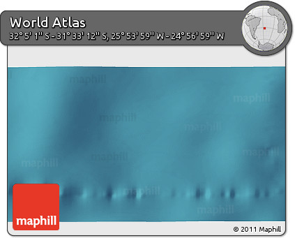 Satellite 3D Map of the Area around 31° 49' 7" S, 25° 25' 29" W