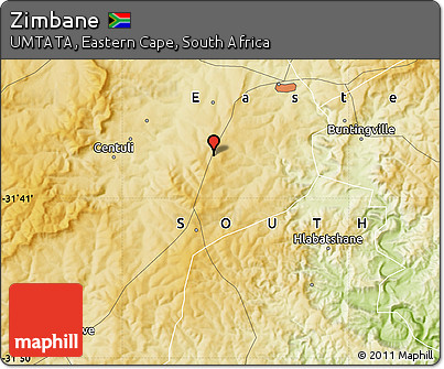 Physical Map of Zimbane