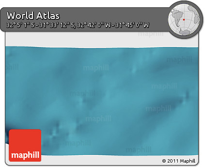 Satellite 3D Map of the Area around 31° 49' 7" S, 32° 13' 30" W