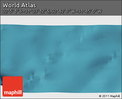 Satellite 3D Map of the Area around 31° 49' 7" S, 32° 13' 30" W