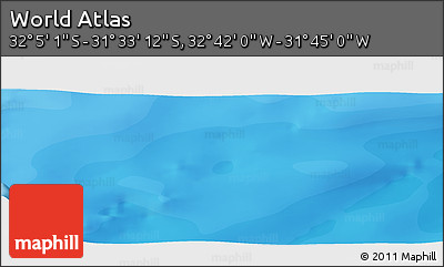 Political Panoramic Map of the Area around 31° 49' 7" S, 32° 13' 30" W