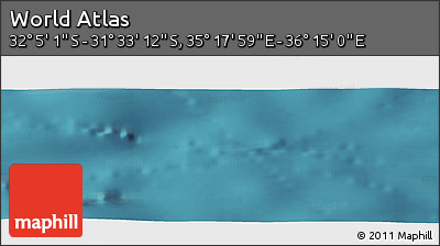 Satellite Panoramic Map of the Area around 31° 49' 7" S, 35° 46' 29" E