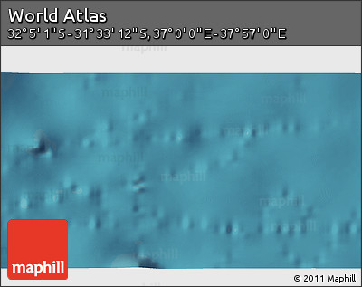 Satellite 3D Map of the Area around 31° 49' 7" S, 37° 28' 30" E