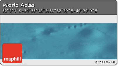 Satellite Panoramic Map of the Area around 31° 49' 7" S, 40° 1' 29" E