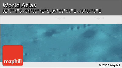 Satellite Panoramic Map of the Area around 31° 49' 7" S, 40° 1' 29" E