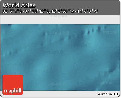 Satellite 3D Map of the Area around 31° 49' 7" S, 41° 34' 30" W