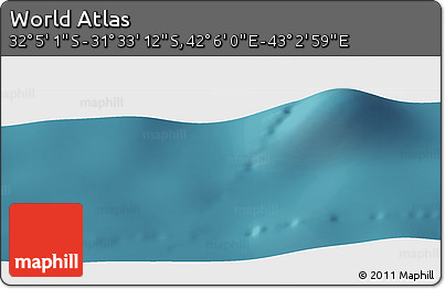 Satellite Panoramic Map of the Area around 31° 49' 7" S, 42° 34' 30" E