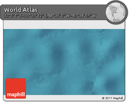 Satellite 3D Map of the Area around 31° 49' 7" S, 44° 7' 30" W