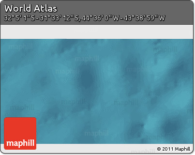 Satellite 3D Map of the Area around 31° 49' 7" S, 44° 7' 30" W