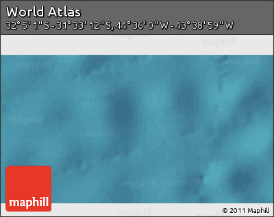 Satellite 3D Map of the Area around 31° 49' 7" S, 44° 7' 30" W