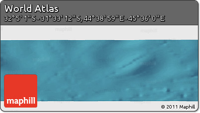 Satellite Panoramic Map of the Area around 31° 49' 7" S, 45° 7' 30" E