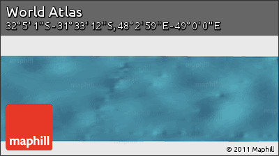 Satellite Panoramic Map of the Area around 31° 49' 7" S, 48° 31' 29" E