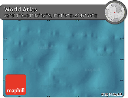 Satellite Map of the Area around 31° 49' 7" S, 4° 19' 30" E