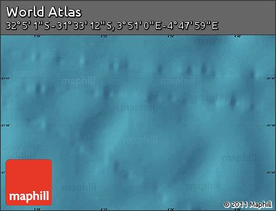 Satellite Map of the Area around 31° 49' 7" S, 4° 19' 30" E