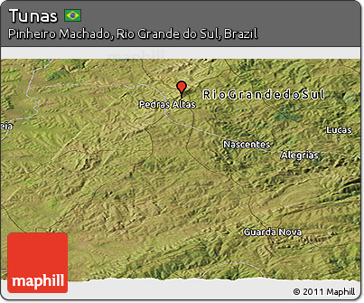 Satellite Panoramic Map of Tunas