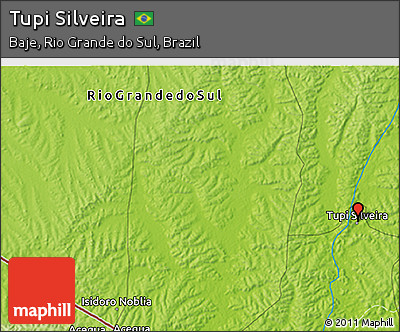 Physical 3D Map of Tupi Silveira
