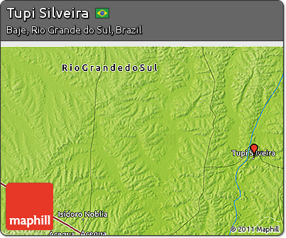 Physical 3D Map of Tupi Silveira