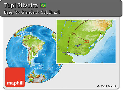 Physical Location Map of Tupi Silveira