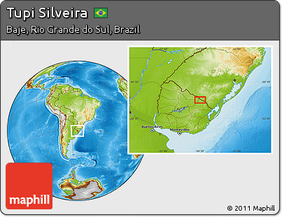 Physical Location Map of Tupi Silveira