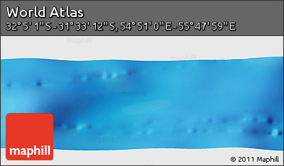 Physical Panoramic Map of the Area around 31° 49' 7" S, 55° 19' 30" E