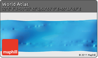 Physical Panoramic Map of the Area around 31° 49' 7" S, 55° 19' 30" E