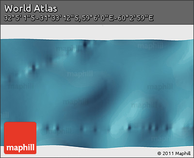 Satellite 3D Map of the Area around 31° 49' 7" S, 59° 34' 30" E
