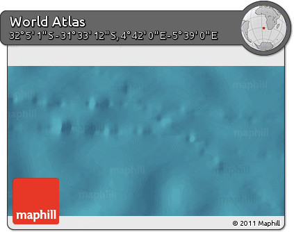 Satellite 3D Map of the Area around 31° 49' 7" S, 5° 10' 30" E