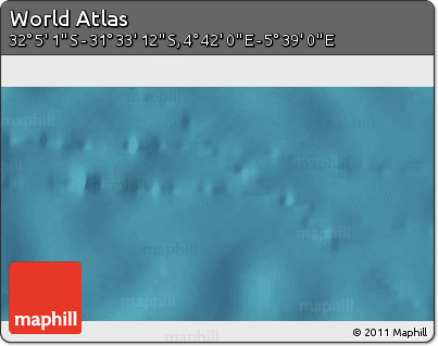 Satellite 3D Map of the Area around 31° 49' 7" S, 5° 10' 30" E