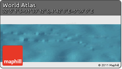 Satellite Panoramic Map of the Area around 31° 49' 7" S, 5° 10' 30" E