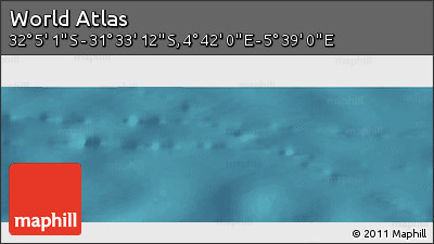 Satellite Panoramic Map of the Area around 31° 49' 7" S, 5° 10' 30" E