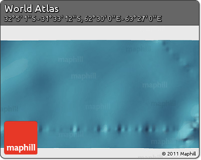 Satellite 3D Map of the Area around 31° 49' 7" S, 62° 58' 30" E