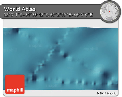 Satellite 3D Map of the Area around 31° 49' 7" S, 65° 31' 30" E