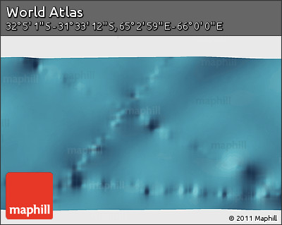 Satellite 3D Map of the Area around 31° 49' 7" S, 65° 31' 30" E