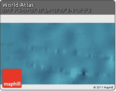 Satellite 3D Map of the Area around 31° 49' 7" S, 6° 1' 30" E