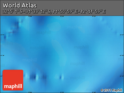 Physical Map of the Area around 31° 49' 7" S, 72° 19' 29" E