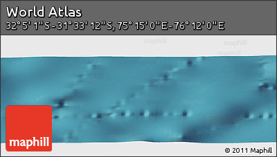 Satellite Panoramic Map of the Area around 31° 49' 7" S, 75° 43' 29" E
