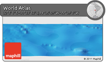 Political Panoramic Map of the Area around 31° 49' 7" S, 78° 7' 30" W