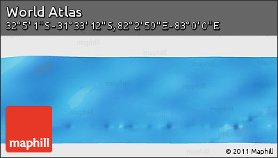 Physical Panoramic Map of the Area around 31° 49' 7" S, 82° 31' 30" E