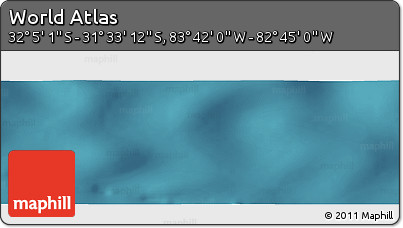 Satellite Panoramic Map of the Area around 31° 49' 7" S, 83° 13' 29" W