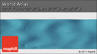 Satellite Panoramic Map of the Area around 31° 49' 7" S, 83° 13' 29" W