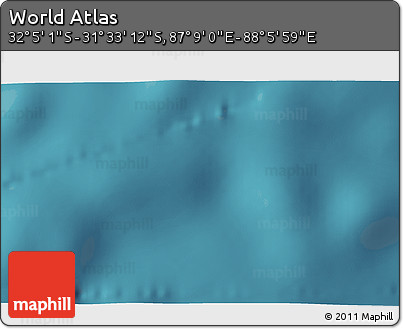 Satellite 3D Map of the Area around 31° 49' 7" S, 87° 37' 30" E