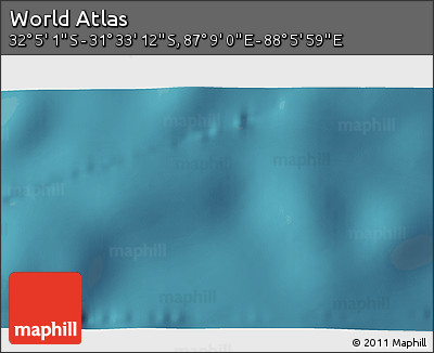 Satellite 3D Map of the Area around 31° 49' 7" S, 87° 37' 30" E