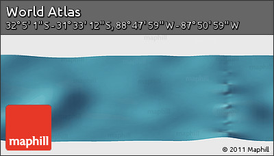 Satellite Panoramic Map of the Area around 31° 49' 7" S, 88° 19' 29" W