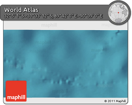 Satellite 3D Map of the Area around 31° 49' 7" S, 90° 10' 30" E